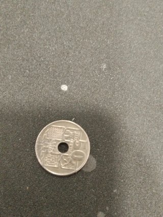 Moneda España 1949 con agujero