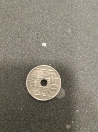Moneda España 1949 con agujero