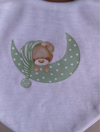Pack 2 baberos impermeables bambú Interbaby