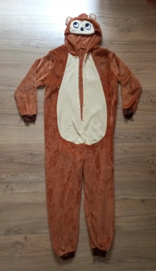 Disfraz pijama de mono/ardilla/oso
