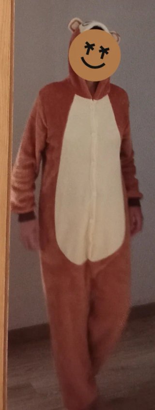 Disfraz pijama de mono/ardilla/oso