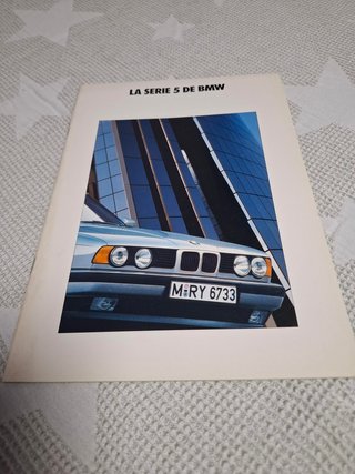 Catálogo Original del BMW serie 5 del año 1990