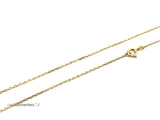 cadena oro 18k 20cm