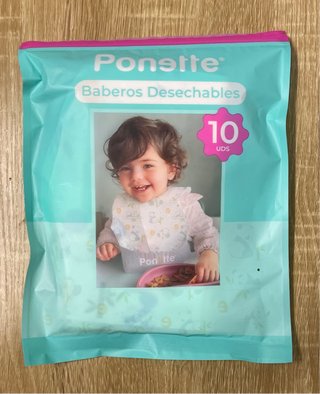 10 Baberos Desechables Ponette Bebé