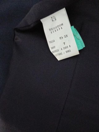 Traje de 3 piezas azul