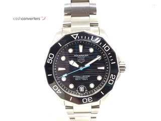reloj alta gama unisex tag heuer aquaracer professional 300m date automatico 42mm acero (wbp5110)