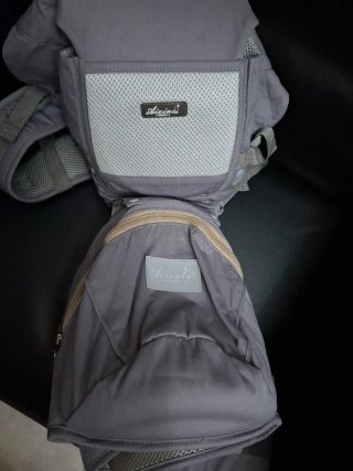 Mochila Portabebés Ergonómica Gris