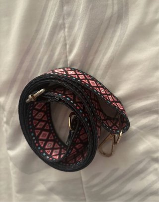 Correa para bolso con estampado geométrico