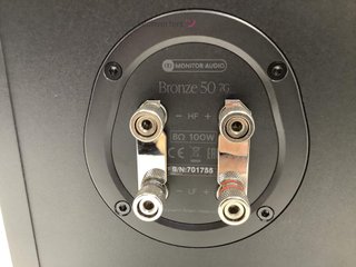 altavoces hifi monitor audio bronze 50 7g black