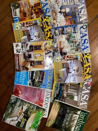 Revistas decoración, casa, campo, interiores.