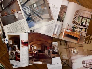 Revistas decoración, casa, campo, interiores.
