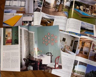 Revistas decoración, casa, campo, interiores.