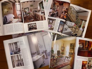 Revistas decoración, casa, campo, interiores.