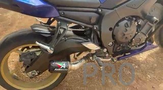 Silencioso cola de Escape Yamaha FZ8 Fazer 800 FZ1