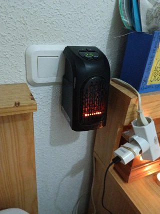Mini Calefactor Eléctrico Portátil