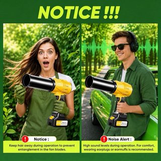 NUEVO! Soplador de Hojas Inalámbrico 98000 RPM