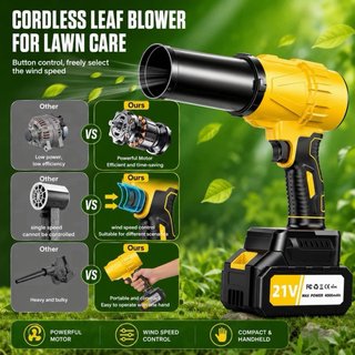 NUEVO! Soplador de Hojas Inalámbrico 98000 RPM