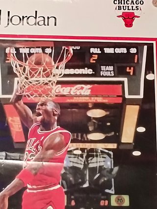 02, cartel , Poster, Michael Jordan, Chicago Bulls, 1986,  Rare 58x89 cm. Sports Illustrated Super Canasta Marketcom