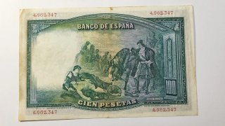Billete 100 Pesetas 1931 Gonzalo Fernández de C.