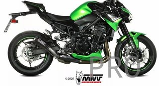 Tubo de Escape kawasaki z900 carbono mivv mk3