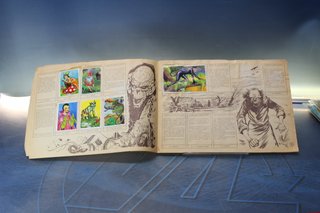 Álbum de cromos: Monstruos. Mundicromo, 1986. Incompleto.