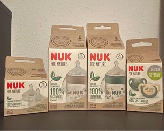 Lote NUK: Biberones, Tetinas M y Chupetes