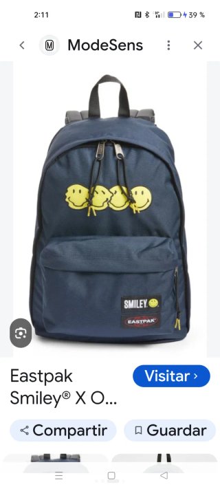 Mochila Eastpak Smiley