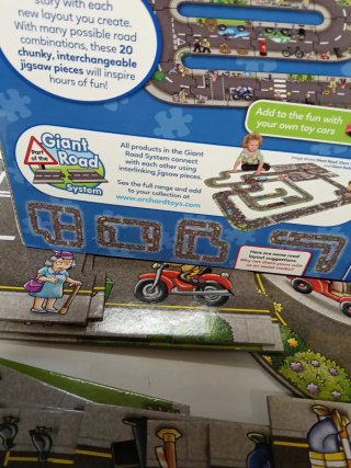 Pistas puzzle Orchard Toys Giant Road 20 piezas