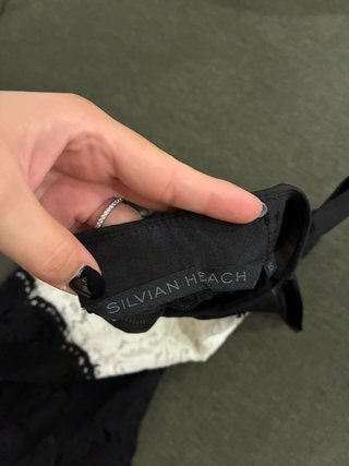 Abito Silvian Heach bianco e nero