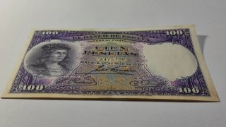 Billete 100 Pts 1931 Gonzalo Fernández de Córdoba