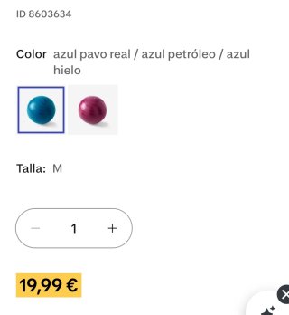 Pelota de pilates e infaldor Decathlon