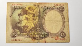 Billete 25 Pts 1931 Vicente López