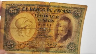 Billete 25 Pts 1931 Vicente López