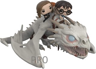 Funko Pop. Harry, Ron y Hermione en el Dragón de Gringotts. Harry Potter
