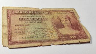 Billete 10 Pesetas Banco de España 1935
