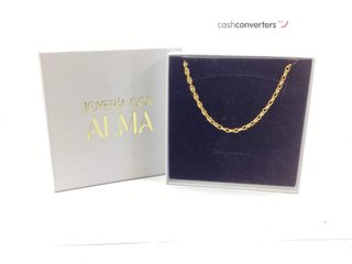 cadena oro 18k 21cm