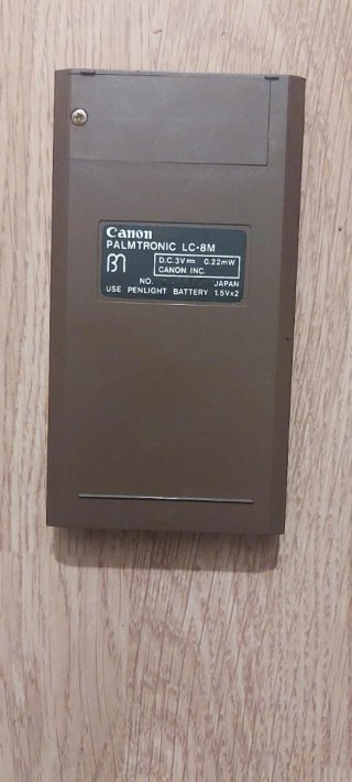 Calculadora Canon Palmtronic LC-8M