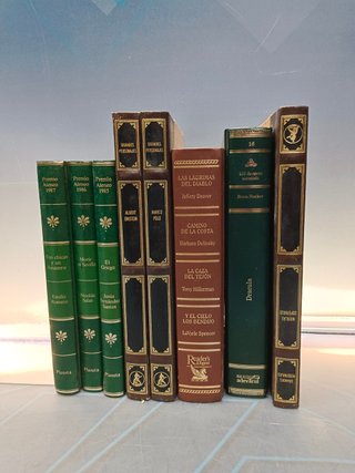 Lote 8 libros, clásicos, Premio ateneo, Grandes personajes, Readers Digest