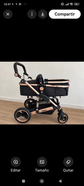 Cochecito Bebé KIDUKU + Silla Coche