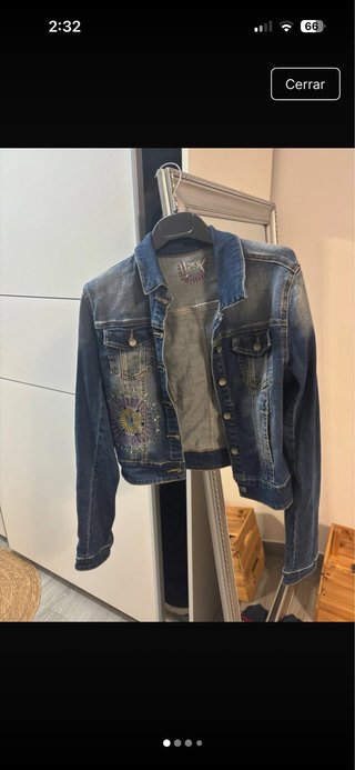 Chaqueta vaquera bordada