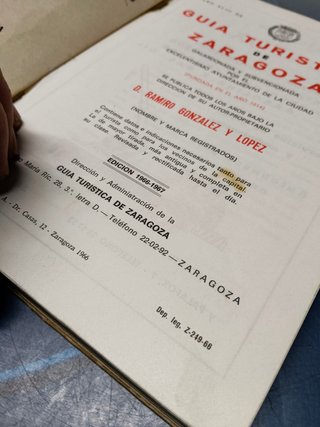 GUIA TURISTICA DE ZARAGOZA 1966-1967