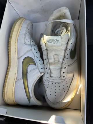 Tênis Nike Air Force 1 Verde Branco