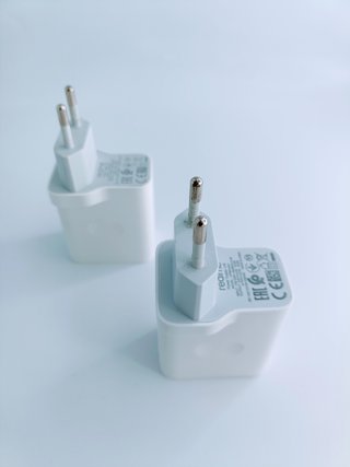 PACK CARGADORES ORIGINALES REALME 18W EUROPEOS BLA