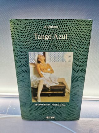 libro, literatura erótica, Tango azul, anónimo
