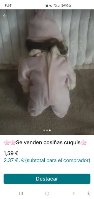 Se venden cosiñas cuquis