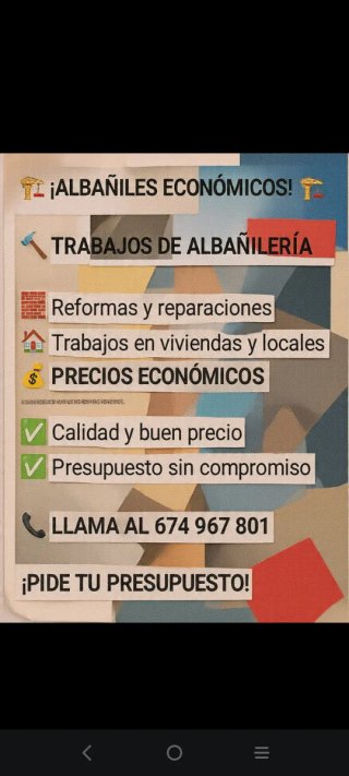 Albañiles económicos
