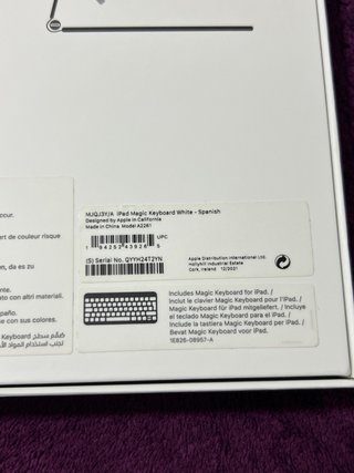 Apple Magic Keyboard para iPad Pro/Air 11” M3-M4
