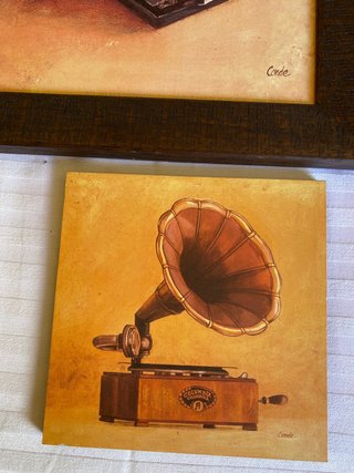 Set de 4 Cuadros Vintage