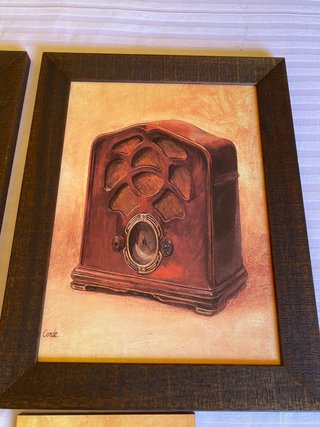 Set de 4 Cuadros Vintage