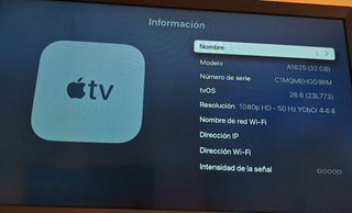 Apple TV A1625 con Mando
